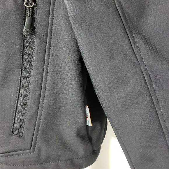 Free Country Coat Black Size S Men's Cubic Dobby Softshell New with Tags - Picture 3 of 16